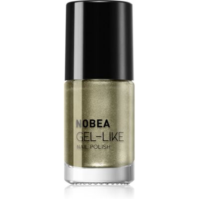 NOBEA Metal Gel-like Nail Polish lakier do paznokci z żelowym efektem odcień Olive green N#79 6 ml NOBEA Metal Gel-like Nail Polish lakier do paznokci z żelowym efektem odcień Olive green N#79 6 ml
