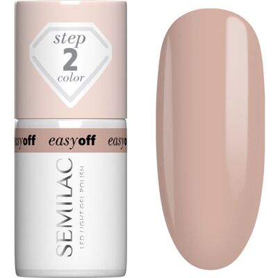 Semilac Easy Off Step 2 hybrydowy lakier do paznokci z użyciem lampy UV / LED odcień Caffe Frappe 7 ml Semilac Easy Off Step 2 hybrydowy lakier do paznokci z użyciem lampy UV / LED odcień Caffe Frappe 7 ml