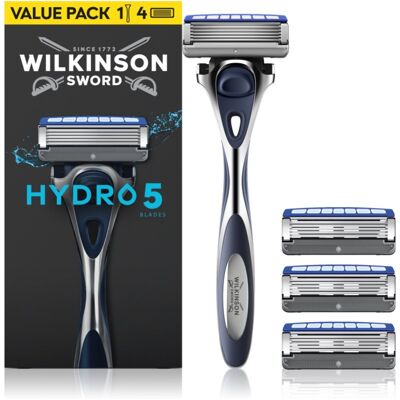 Wilkinson Sword Hydro5 golarka + głowice zapasowe 4 szt. Wilkinson Sword Hydro5 golarka + głowice zapasowe 4 szt.