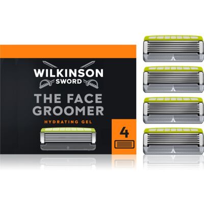 Wilkinson Sword Hydro5 The Face Groomer zapasowe ostrza 4 szt. Wilkinson Sword Hydro5 The Face Groomer zapasowe ostrza 4 szt.