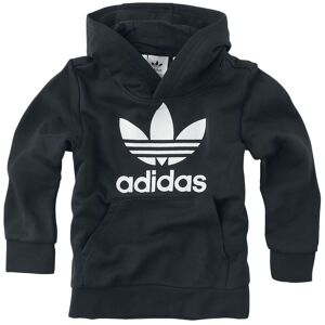Adidas Bluza z kapturem z Adidas - Odzież dziecięca i niemowlęca - Trefoil Hoodie - Unisex - czarny