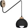 Eko-Light Kinkiet Dama Black 1xe27