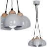 Eko-Light Lampa Wisząca Dama Gray 3xe27