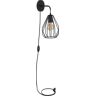 TK Lighting Brylant Black Kinkiet 1 Pł