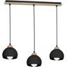 Eko-Light Lampa Wisząca Dama Black 3xe27