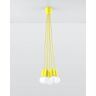 Sollux Lighting Lampa Wisząca Diego 5 Żółta