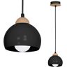 Eko-Light Lampa Wisząca Dama Black 1xe27