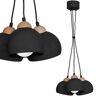 Eko-Light Lampa Wisząca Dama Black 3xe27