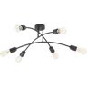 Lampa Sufitowa Rozłożysta Helix Black 6xe27 Tk Lighting 4679