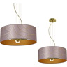 Eko-Light Lampa Wisząca Ziggy Pink Gold/pink 3xe27