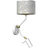 Eko-Light Kinkiet Senso White/gold 1xe27 + 1x Mini Gu10