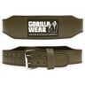 GORILLA WEAR 4 Inch Padded Leather Lifting Belt - skórzany pas kulturystyczny z klamrą  - unisex - Size: 52 2XL