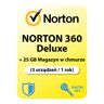 Symantec Norton 360 Deluxe (EU) + 25 GB Magazyn w chmurze (3 urządzeń / 1 rok)