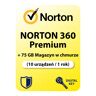 Symantec Norton 360 Premium (EU) + 75 GB Magazyn w chmurze (10 urządzeń / 1rok)