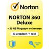 Symantec Norton 360 Deluxe + 25 GB Magazyn w chmurze (3 urządzeń / 1 rok) (Subskrypcja)