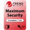 Trend Micro Maximum Security (3 urządzeń / 1 rok)