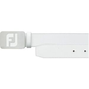 FootJoy Buckle Leather pasek męski, biały