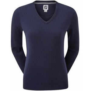 FootJoy Wool Blend V-Neck damski sweter, granatowy, Damskie, S