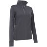 Callaway Golf Callaway Space Dye Heather Aquapel Thermal 1/4 Zip damska bluza, ebony heather, Damskie, XS