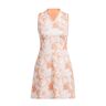 Adidas Floral damska sukienka, pomarańczowo/biała, XS