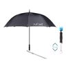 JuCad Telescopic Automatic parasol golfowy s pinem, czarny