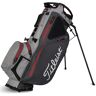 Titleist Hybrid 14 StaDry stand bag, szaro/czerwony