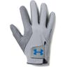 Under Armour Storm Golf Gloves męskie rękawiczki golfowe, steel, szara, Para (na obie ręce), XL