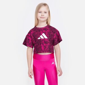 Adidas Girl's Aeroready Animal-print T-shirt