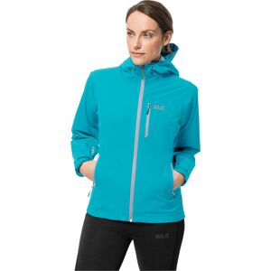 Jack Wolfskin Damska kurtka przeciwdeszczowa EAGLE PEAK JACKET W dark aqua - S female