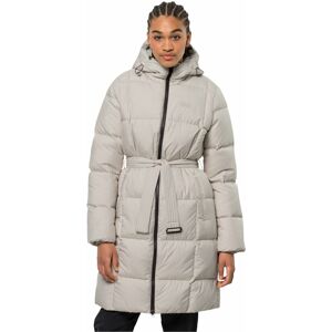 Płaszcz puchowy damski Jack Wolfskin FROZEN LAKE COAT W winter pearl - XL female