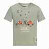 Dziecięcy t-shirt Jack Wolfskin SMILEYWORLD CAMP T K mint leaf - 104 unisex