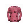 Dziecięca koszulka funkcyjna z długim rękawem Jack Wolfskin GLEELY PRINT LONGSLEEVE K soft pink 51 - 140 unisex