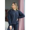 QUIOSQUE Bluza Royce Dark Navy Logo LAURELLA kobieta