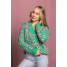 QUIOSQUE Sweter Robbin Green Panther LAURELLA kobieta