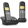 Siemens Gigaset AL220A Duo v2 - Telefon Duo DECT z automatyczną sekretarką - Czarny