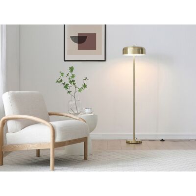 Unique Lampa stojąca grzybek w szczotkowanym złotym mosiądzu śr.35 x wys.150 cm - CATAVI Unique Lampa stojąca grzybek w szczotkowanym złotym mosiądzu śr.35 x wys.150 cm - CATAVI