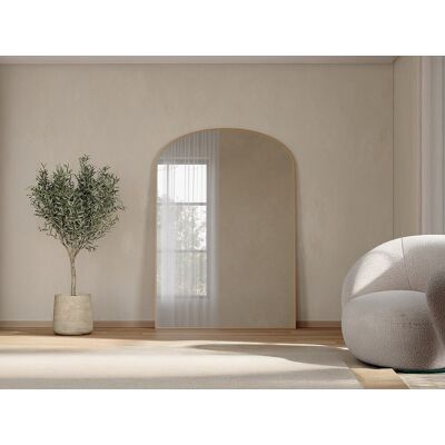 Unique Duże lustro łukowe aluminiowe - dł. 118 x wys. 170 cm - Złote - SONAVA Unique Duże lustro łukowe aluminiowe - dł. 118 x wys. 170 cm - Złote - SONAVA