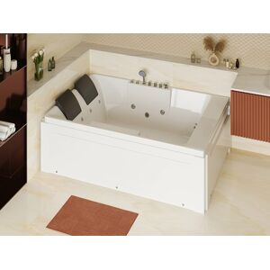 Unique Wanna z hydromasażem - 2-osobowa - 515 l - 182 x 122 x 62 cm - Lewostronna - THALASSA Unique Wanna z hydromasażem - 2-osobowa - 515 l - 182 x 122 x 62 cm - Lewostronna - THALASSA