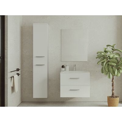 Mebel łazienkowy KAYLA, 60cm, Biały, Skandynawski Design - Meble Łazienkowe Mebel łazienkowy KAYLA, 60cm, Biały, Skandynawski Design - Meble Łazienkowe
