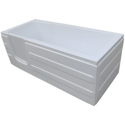 Servee Lewy róg wanna - 235L - 170x76x62cm - Biały - Wanna Servee Lewy róg wanna - 235L - 170x76x62cm - Biały - Wanna