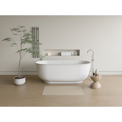 Unique Wanna wolnostojąca owalna - 257 l - 170 x 80 x 60 cm - Biały mat - Akryl - BOGLIETA Unique Wanna wolnostojąca owalna - 257 l - 170 x 80 x 60 cm - Biały mat - Akryl - BOGLIETA