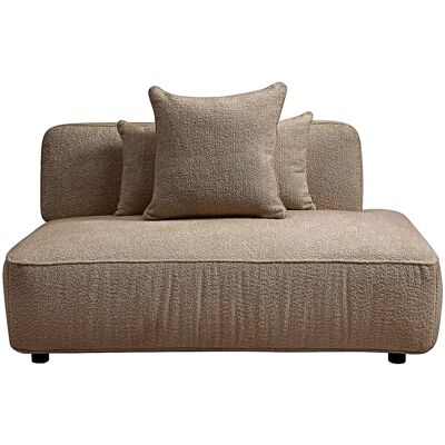 Unique Szezlong z bukli w kolorze taupe LELACO Unique Szezlong z bukli w kolorze taupe LELACO