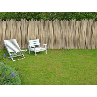Vente-unique Ogrodzenie z teaku - Jasne naturalne - 100x180 cm - Panel ogrodzeniowy Vente-unique Ogrodzenie z teaku - Jasne naturalne - 100x180 cm - Panel ogrodzeniowy