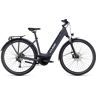 Cube Touring Hybrid One 625 - Easy Entry Electric Touring Bike - 2023 - Grey / White