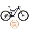 Orbea Rise M10 Mtb E-Bike - 2022 - Blue Carbon / Red Gold (Gloss) A01