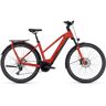 Cube Kathmandu Hybrid Exc 750 - Women Electric Touring Bike - 2023 - Red / Black