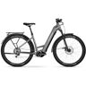 Haibike Trekking 7 Low 720wh - 27.5" Easy Entry Electric Trek Bike - 2023 - Urban Grey/white Gloss