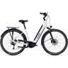 Cube Supreme Sport Hybrid One 500 - Easy Entry Electric Bike - 2024 - 26" - White / Black