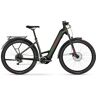 Haibike Trekking 5 Low 720wh - 27.5" Easy Entry Electric Trek Bike - 2024 - Olive/red - Gloss