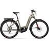 Haibike Trekking 8 Low 750wh - 27.5" Easy Entry Electric Trek Bike - 2024 - Sand/red/blue - Gloss